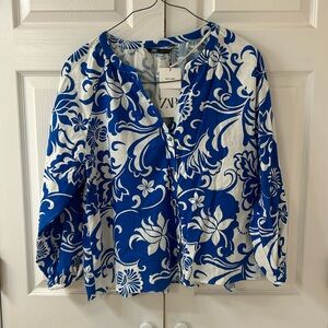 Zara Linen Blouse